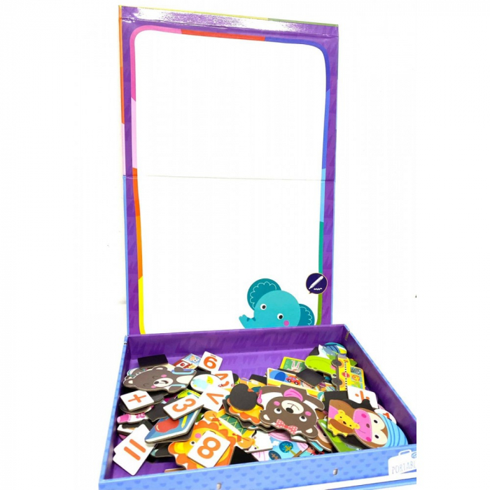Puzzle educativ Magnetic in valiza 59 piese [4]