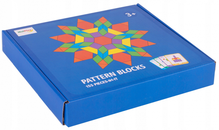 Puzzle geometric din lemn 155 piese [12]