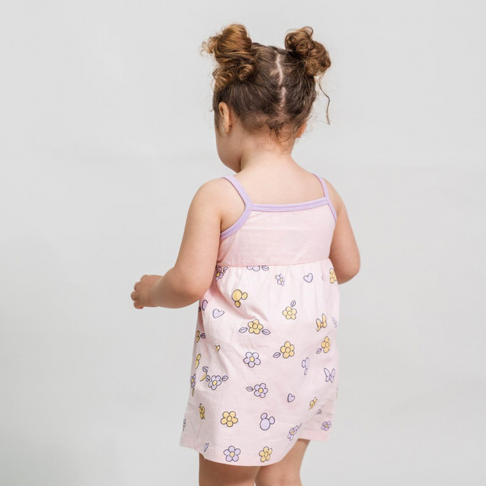 Rochie bumbac cu bretele, Minnie Mouse Friends [5]