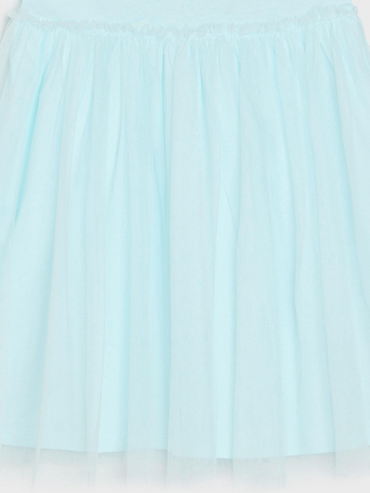 Rochie bumbac cu fusta din tul model Fluture [9]