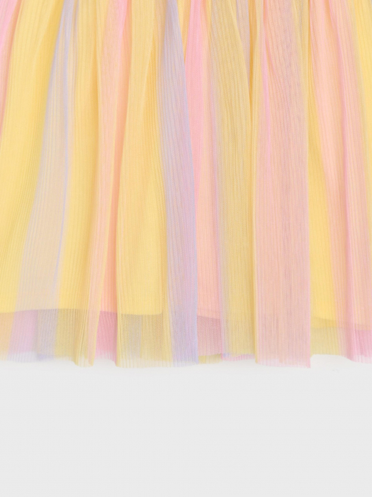 Rochie bumbac cu fusta din tul model Magic Rainbow [2]