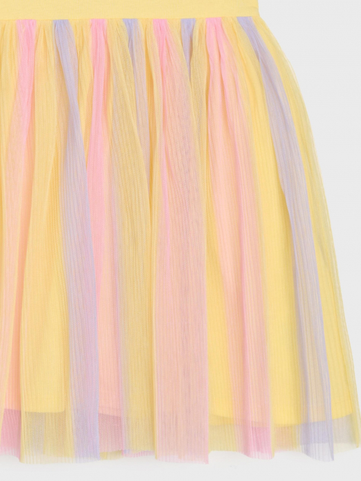 Rochie bumbac cu fusta din tul model Magic Rainbow [3]
