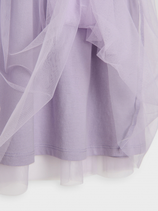 Rochie bumbac cu fusta din tul model Unicorn [2]