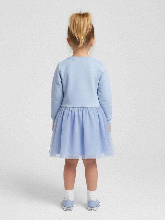 Rochie bumbac cu maneca lunga si fusta din tulle , Lilo & Stitch [2]