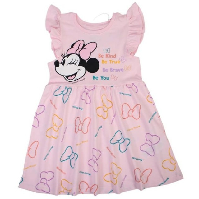 Rochie bumbac cu maneca scurta Minnie Mouse [1]