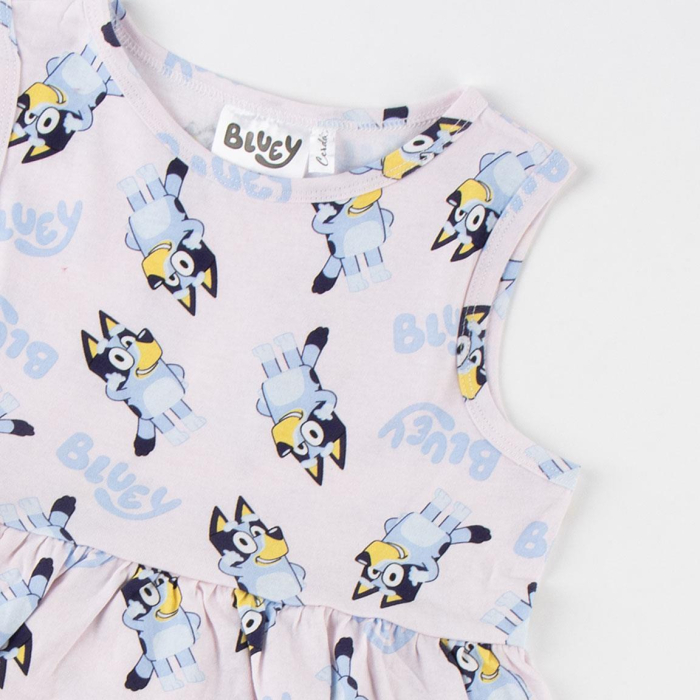 Rochie bumbac fara maneca,Bluey [5]