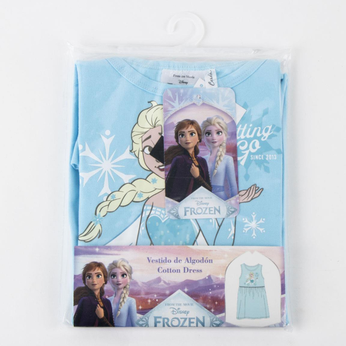 Rochie bumbac fara maneca, Frozen Disney Let it Go [3]