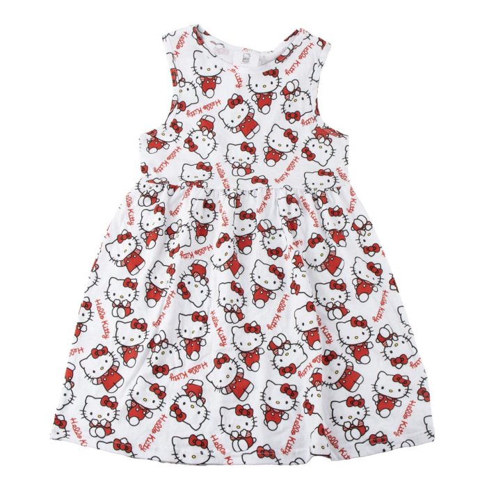Rochie bumbac fara maneca, Hello Kitty [3]