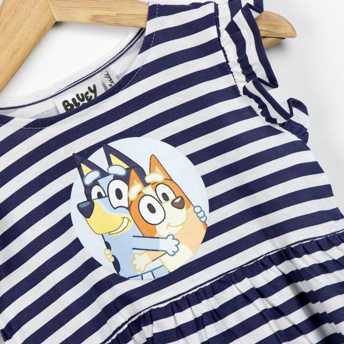 Rochie bumbac maneca scurta Bluey si Bingo [3]