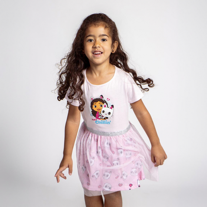 Rochie bumbac maneca scurta Fantasia Gabby's Dollhouse [4]