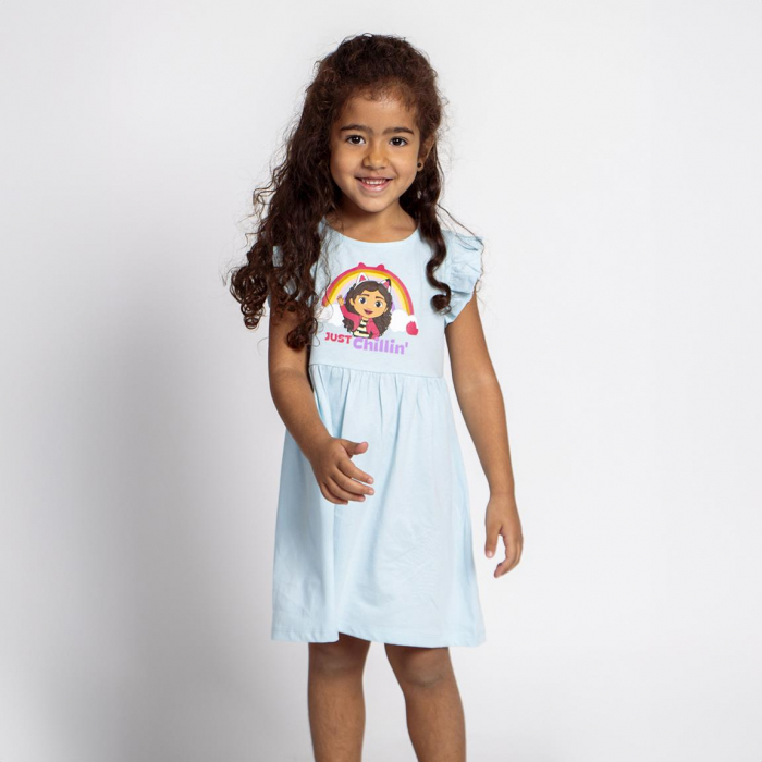 Rochie bumbac maneca scurta Gabby's Dollhouse Chillin [4]