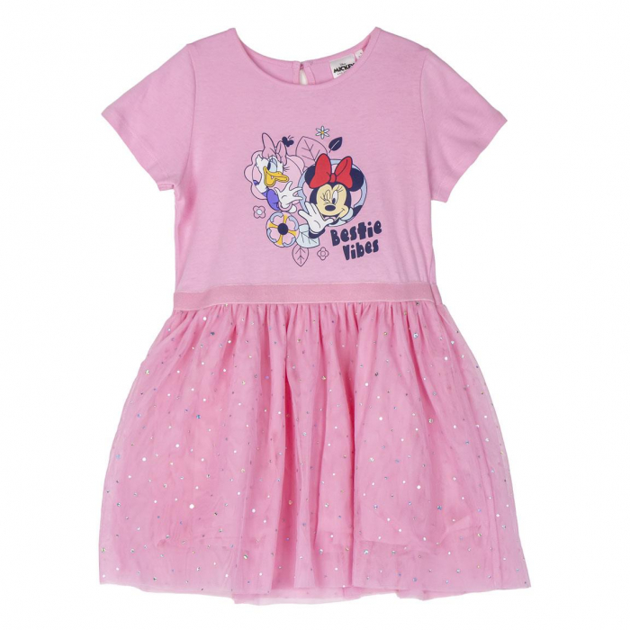 Rochie bumbac maneca scurta Minnie Mouse [1]