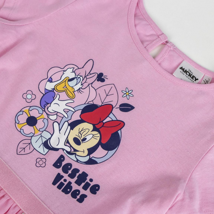 Rochie bumbac maneca scurta Minnie Mouse [3]