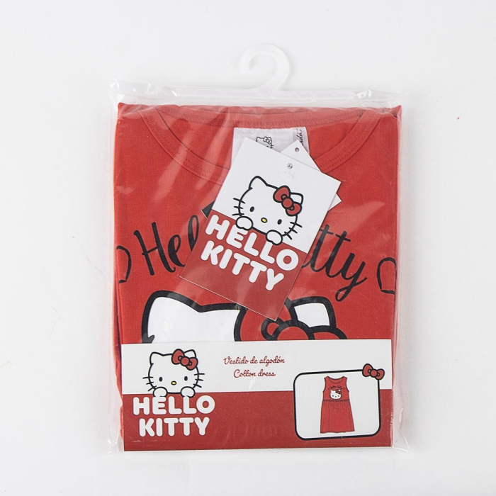 Rochie de vara din bumbac fara maneca, Hello Kitty [6]