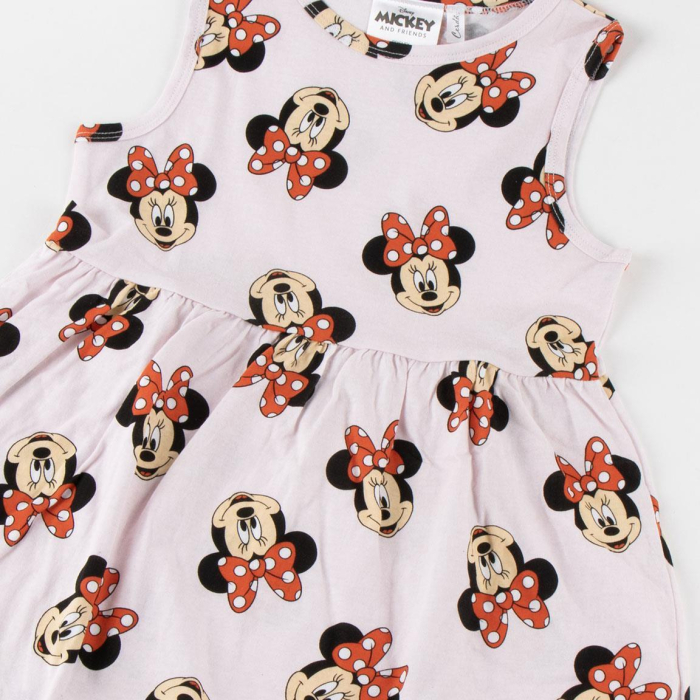 Rochie de vara din bumbac fara maneca, Minnie Mouse [5]