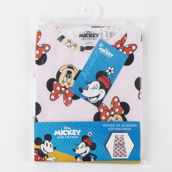 Rochie de vara din bumbac fara maneca, Minnie Mouse [6]