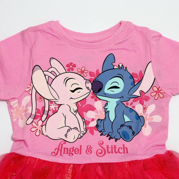 Rochie de vara pentru copii Disney Lilo & Stitch cu tul [3]