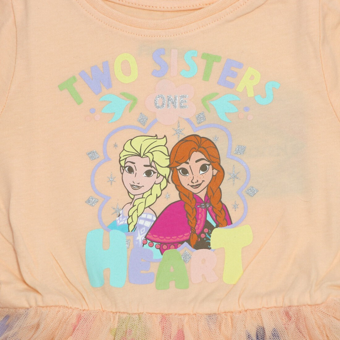 Rochie de vara pentru copii Disney Frozen cu tul [3]