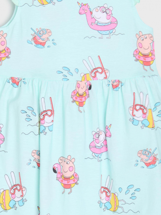 Rochie din bumbac cu model Peppa Pig [7]