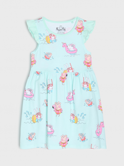 Rochie din bumbac cu model Peppa Pig [1]