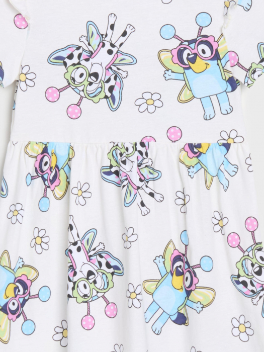 Rochie din bumbac de vara cu Bluey [6]