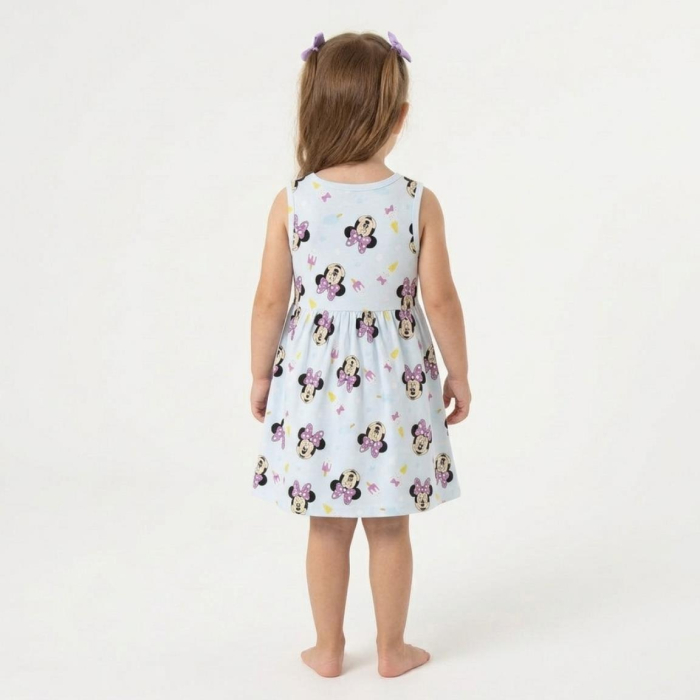 Rochie din bumbac fara maneca, Minnie Mouse [2]