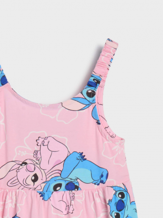 Rochie bumbac cu brelete Lilo & Stitch [8]