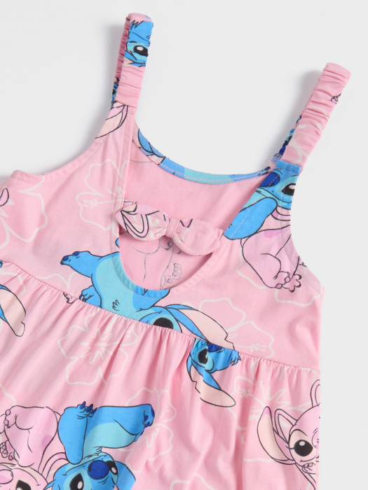 Rochie bumbac cu brelete Lilo & Stitch [3]