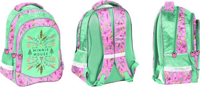 Rucsac scoala Minnie Mouse Flowers, 43x30x19 cm [2]