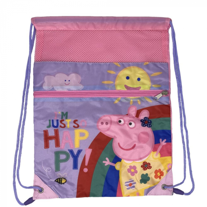 Sac sport Peppa Pig Happy 40x30 cm [1]