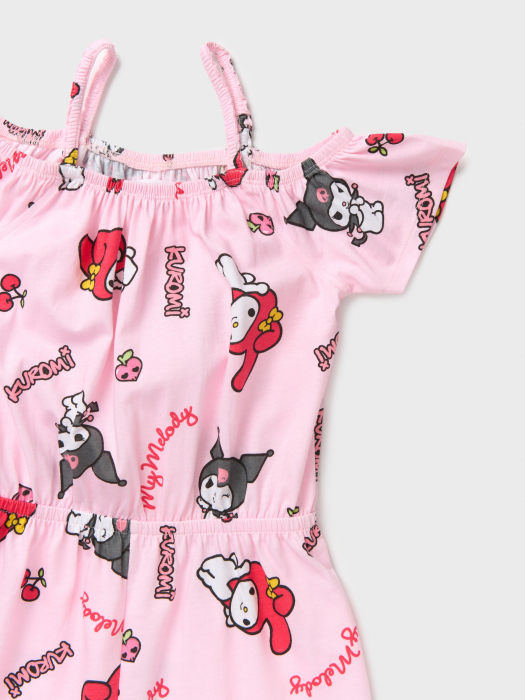 Salopeta bumbac Hello Kitty Kuromi My Melody [2]