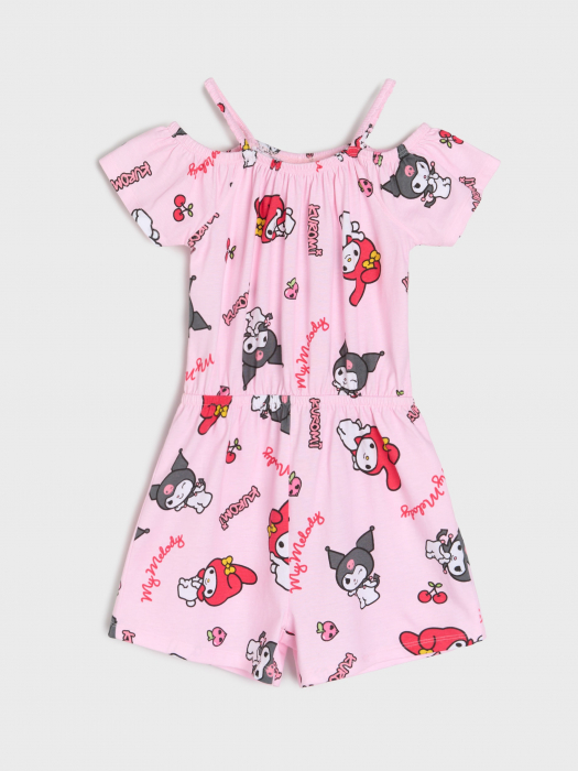 Salopeta bumbac Hello Kitty Kuromi My Melody [1]