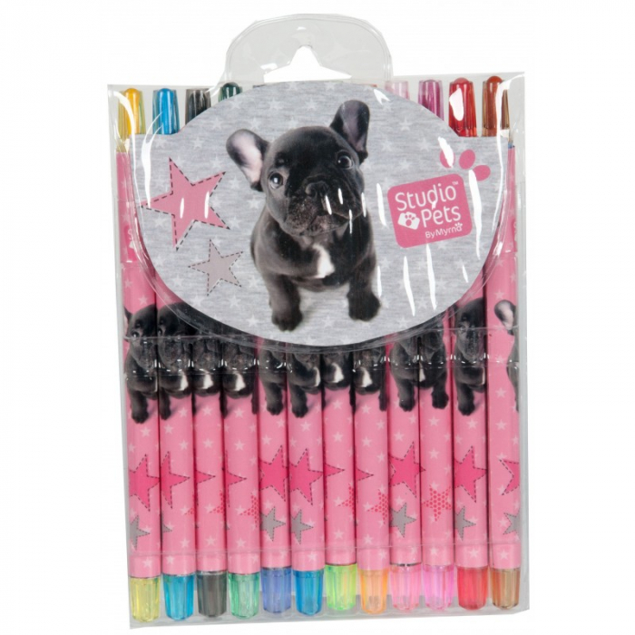 Set 12 creioane cerate Dog [1]