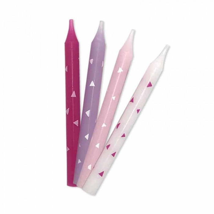 Set 12 lumanari aniversare Unicorn Rainbow Colors [2]