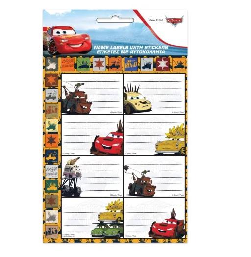 Set 16 etichete si stikere Disney Cars Road [1]