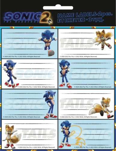 Set 16 etichete Sonic the Hedgehog [1]