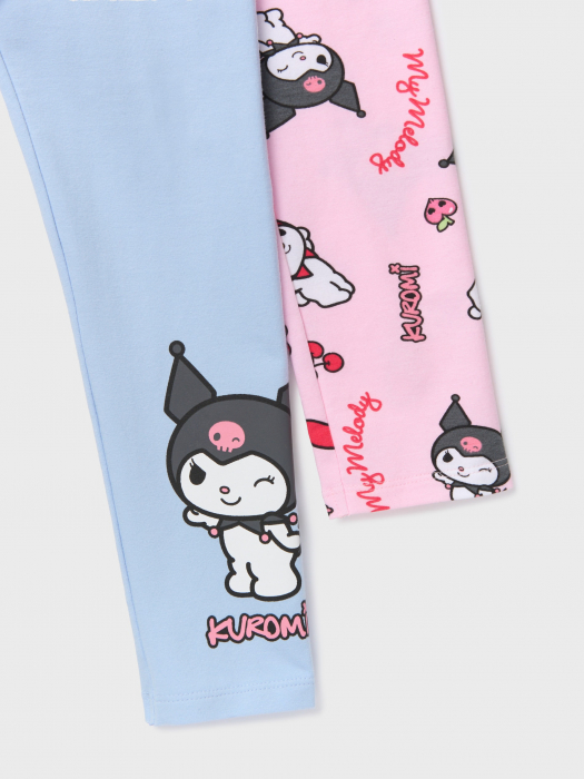 Set 2 colanti lungi din bumbac Hello Kitty [5]
