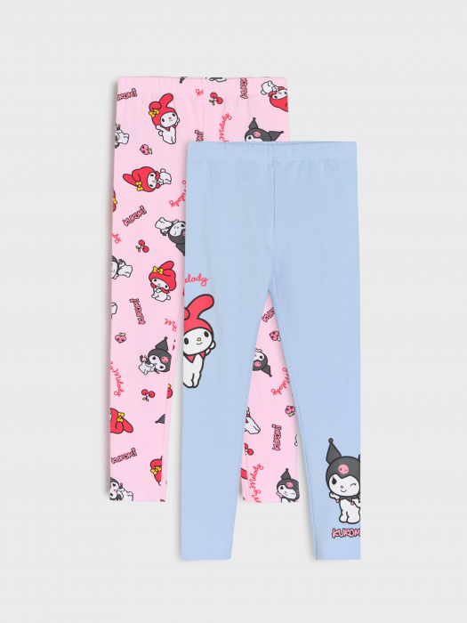 Set 2 colanti lungi din bumbac Hello Kitty [1]
