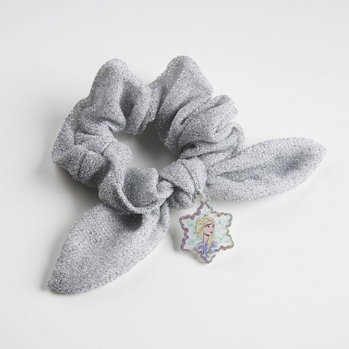 Set 2 elastice textil de par pentru copii, Frozen Disney [3]