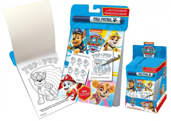 Carte de activitati cu carioca magica Paw Patrol, 24 pagini [2]
