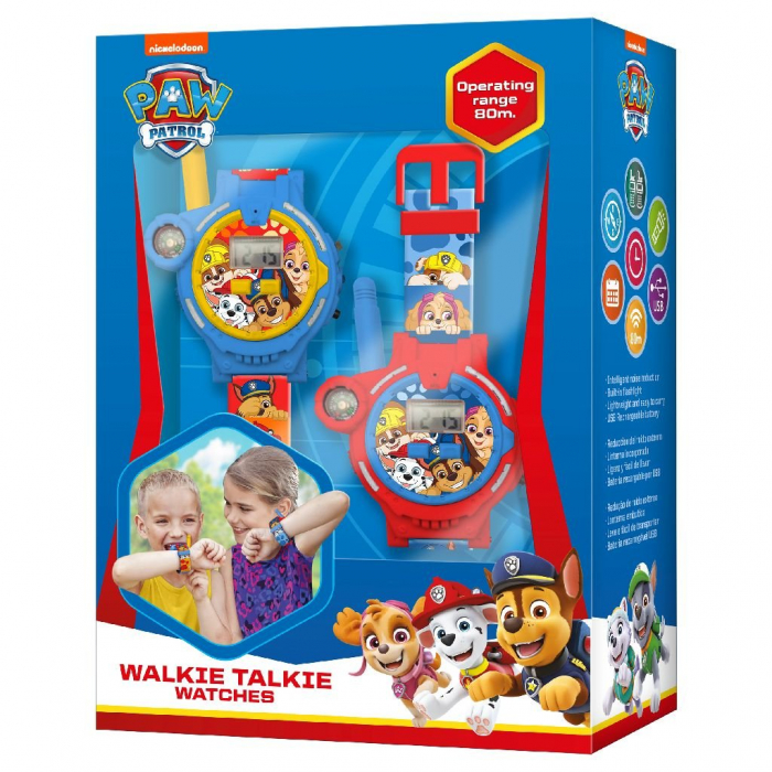 Set 2 in 1 walkie talkie si ceas Paw Patrol [5]
