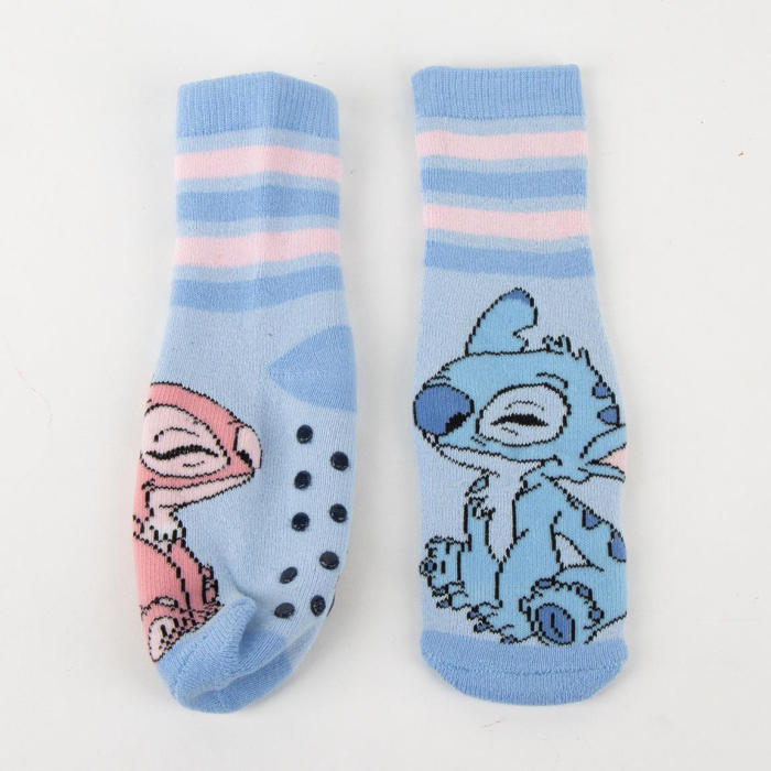 Set 2 perechi sosete groase antiderapante Lilo & Stitch [2]