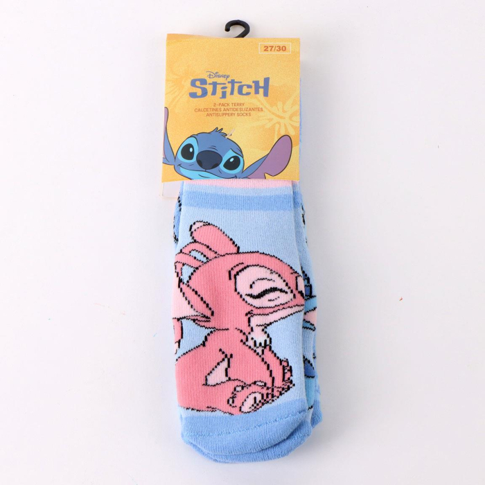 Set 2 perechi sosete groase antiderapante Lilo & Stitch [6]