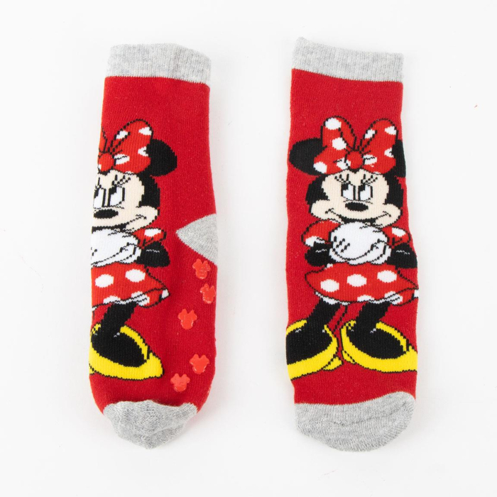 Set 2 perechi sosete groase antiderapante Minnie Mouse [4]