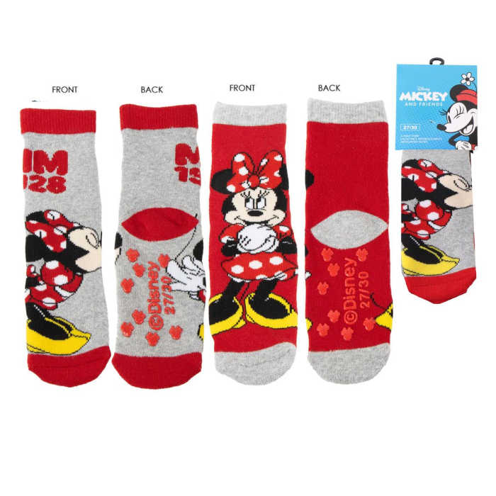 Set 2 perechi sosete groase antiderapante Minnie Mouse [1]