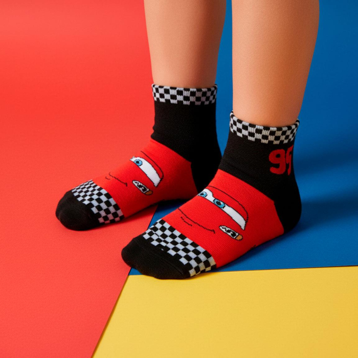 Set 2 perechi sosete scurte Cars Disney [5]