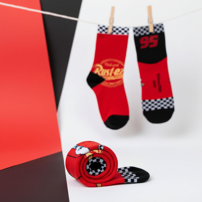Set 2 perechi sosete scurte Cars Disney [4]