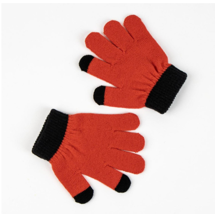 Set 2 piese pentru iarna din acril, caciula si manusi Spiderman [3]