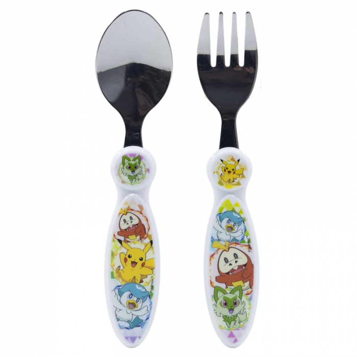 Set 2 tacamuri, furculita si lingura pentru copii Pokemon 15.5 cm [1]