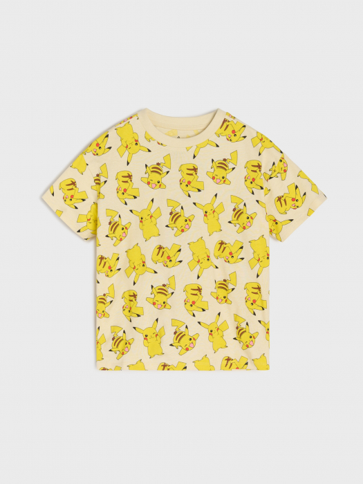 Set 2 tricouri cu maneca scurta, din bumbac Pokemon Summer [3]